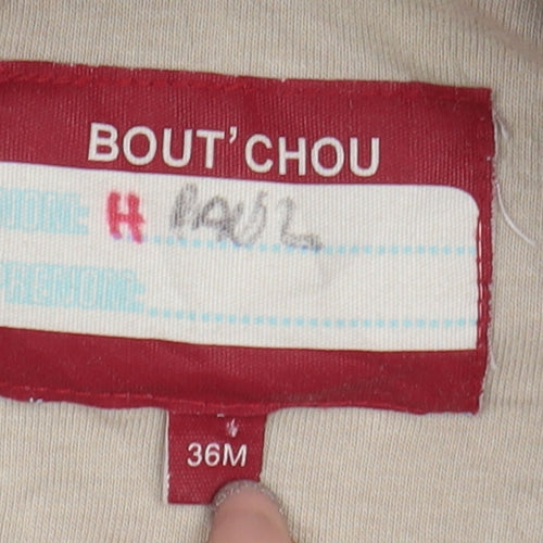 Bout'chou Boys Red Hooded Jacket 3 Years - Spring Casual
