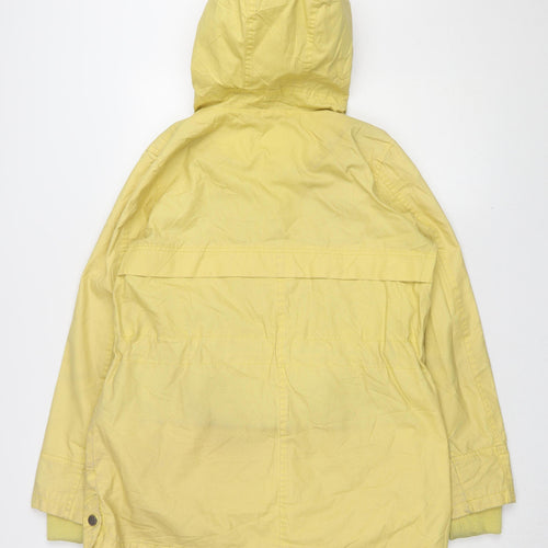 Next Women's Yellow Hooded Jacket Size 12