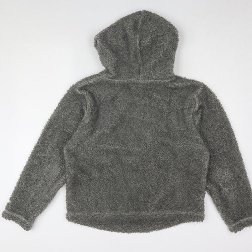 Nike Grey Women's Hooded Puffer Jacket S
