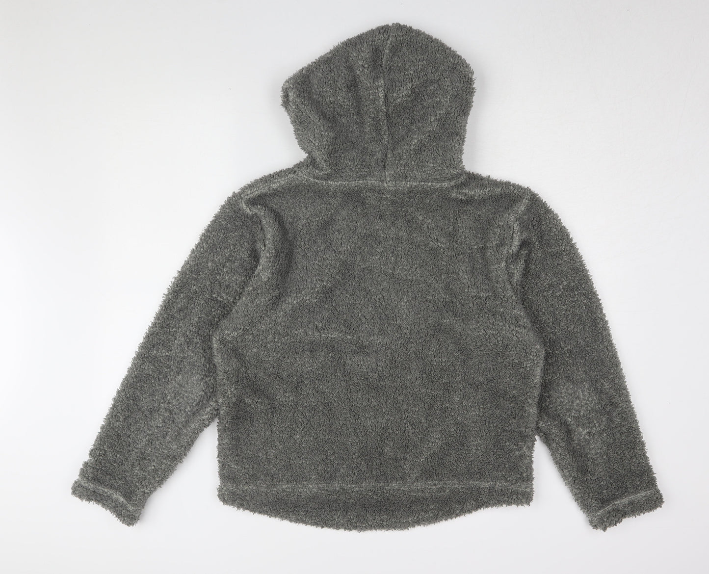 Nike Grey Women's Hooded Puffer Jacket S