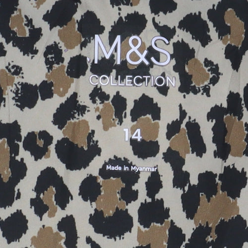 Marks and Spencer Women's Multicoloured Size 14 Puffer Jacket