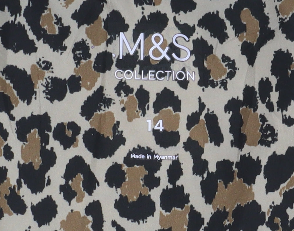 Marks and Spencer Women's Multicoloured Size 14 Puffer Jacket