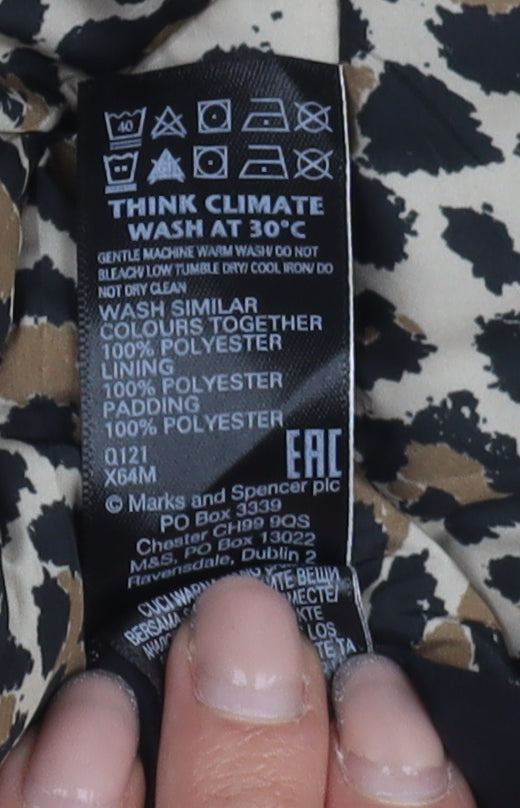 Marks and Spencer Women's Multicoloured Size 14 Puffer Jacket