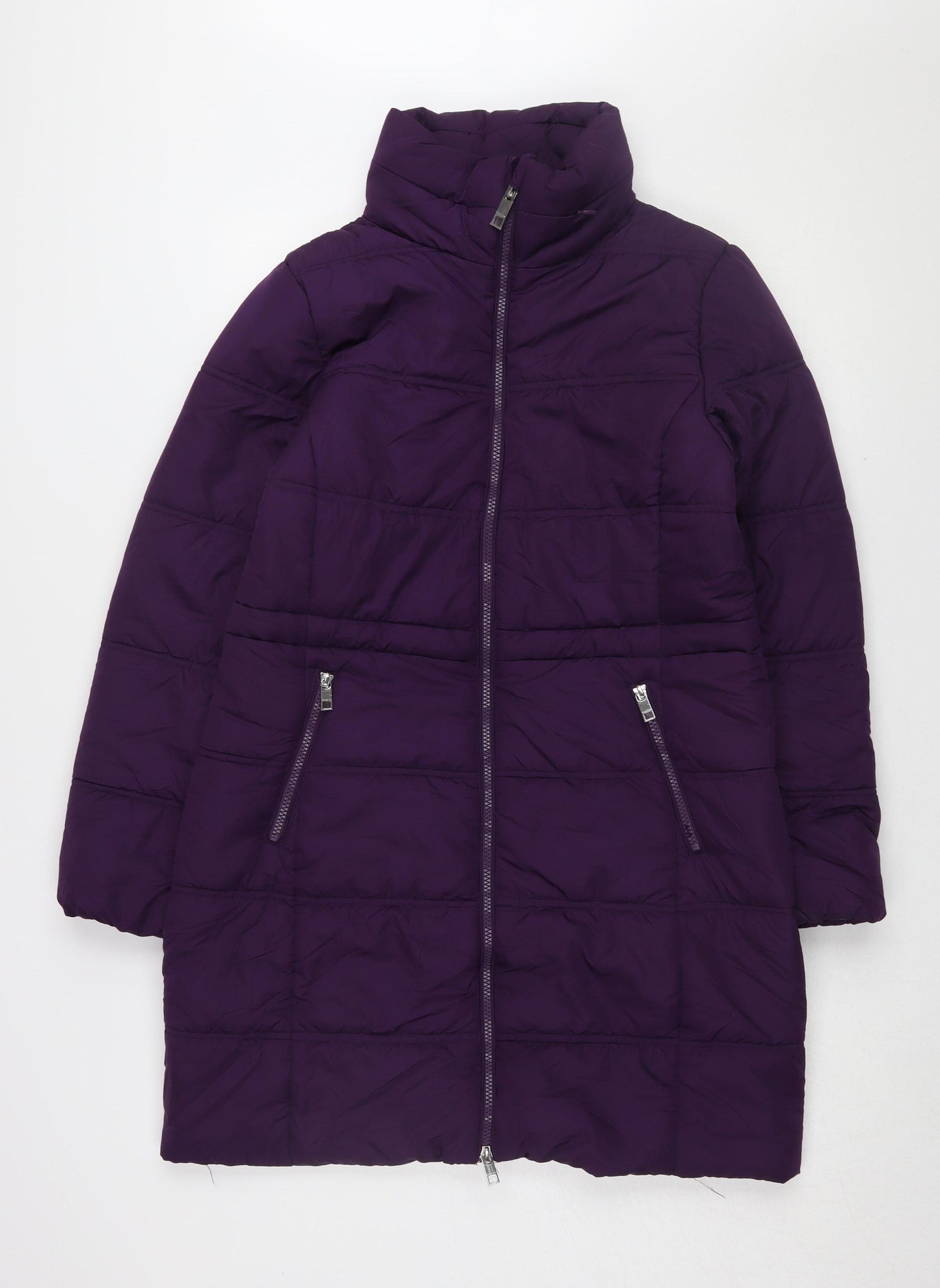 Marks & Spencer Women's Purple Puffer Jacket Size 12