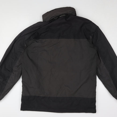 Regatta Men's Black L Hooded Rain Jacket Waterproof