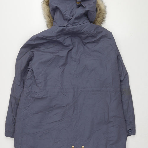 Marks and Spencer Women's Blue Parka Coat Size 18