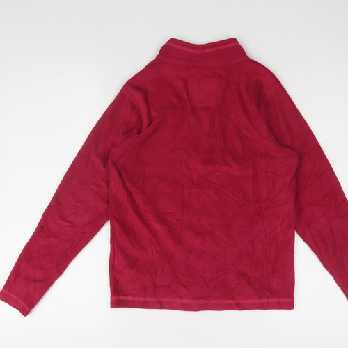 Regatta Girls Red Fleece 1/4 Zip Sweatshirt 11-12 Yrs