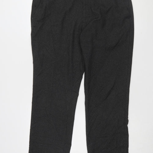 Next Men's Black Dress Pants, Size 36, Regular Fit