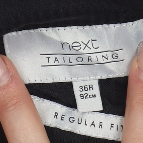 Next Men's Black Dress Pants, Size 36, Regular Fit