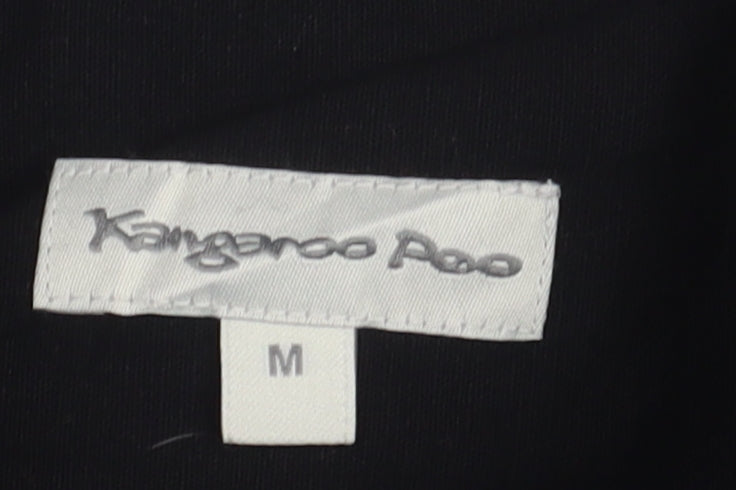 Kangaroo Poo Men's Black Medium Button-Up Shirt