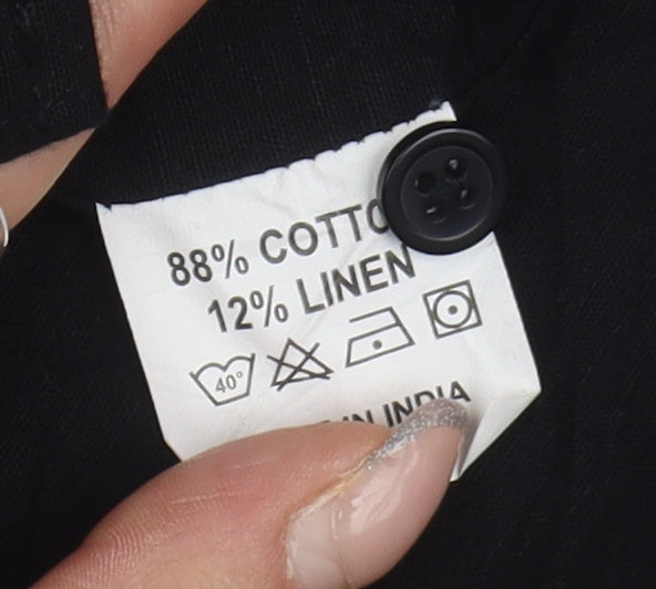 Kangaroo Poo Men's Black Medium Button-Up Shirt