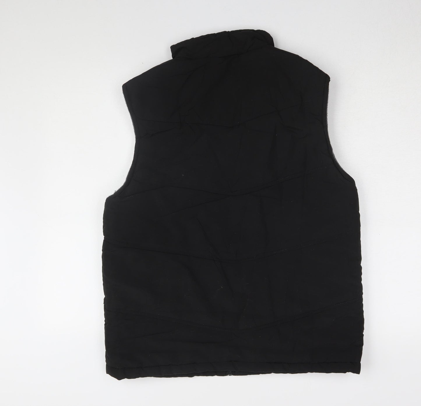 Slazenger Men's Black M Waistcoat with Zip Pockets