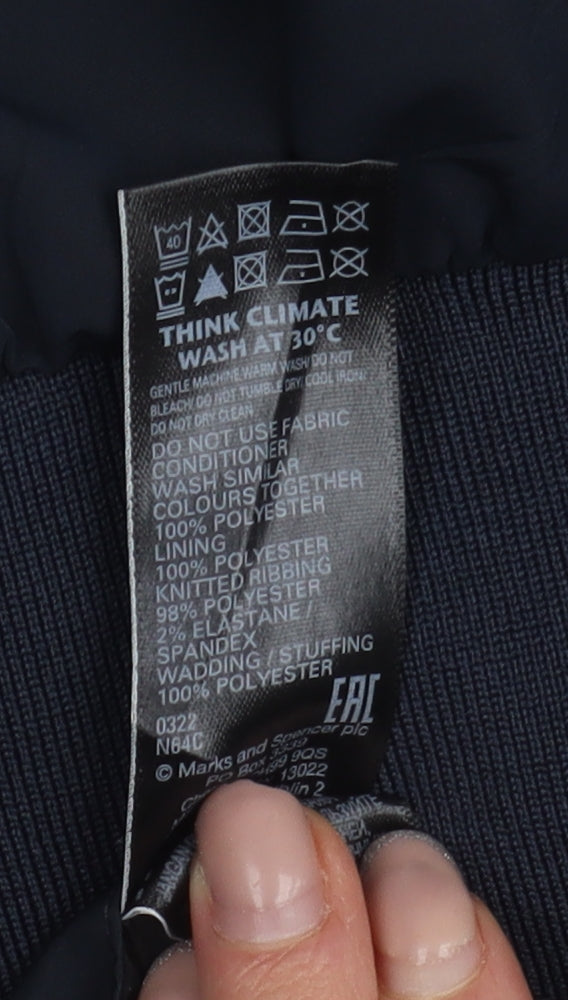 Marks and Spencer Men’s Blue Bomber Jacket M