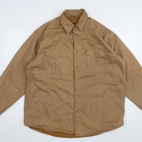 Premier Man Men's Brown Cotton Jacket L