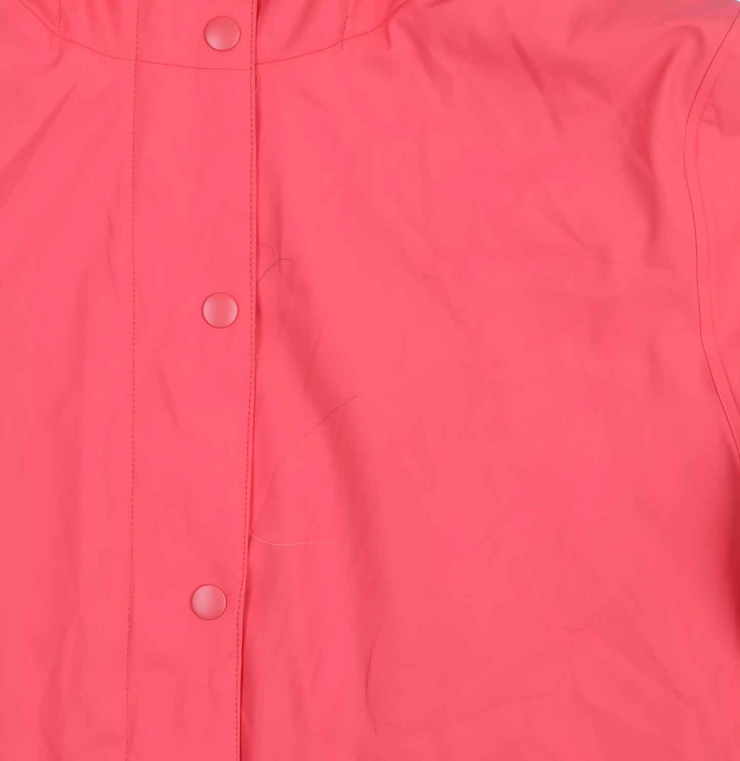 Marks and Spencer Women's Pink Rain Coat, Size 16