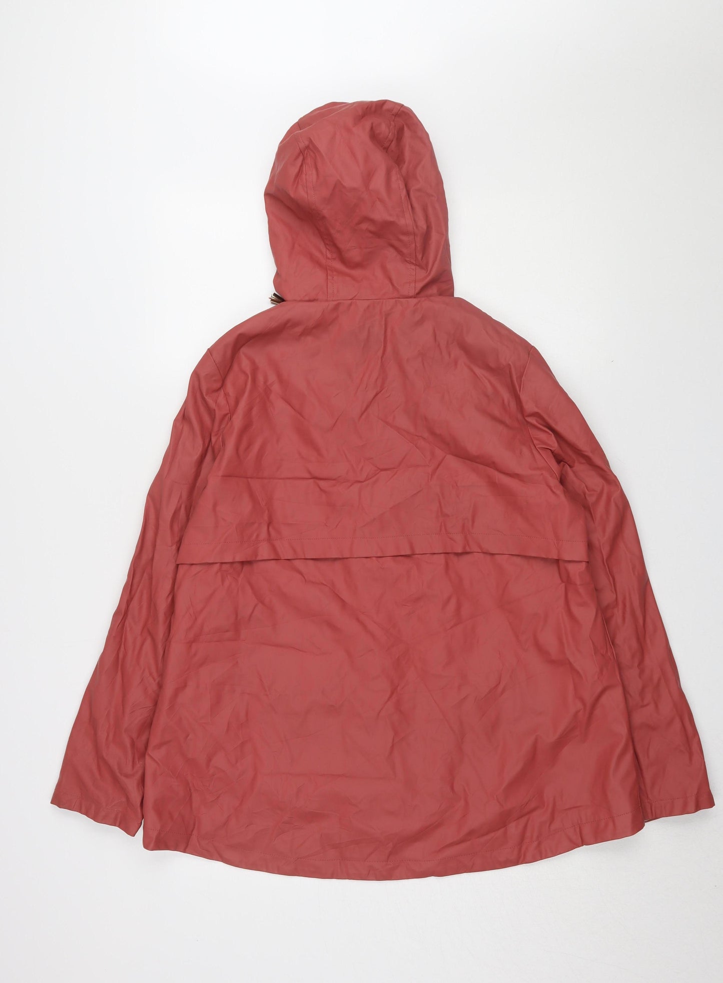 Dunnes Stores Women's Red Waterproof Rain Coat Size 12