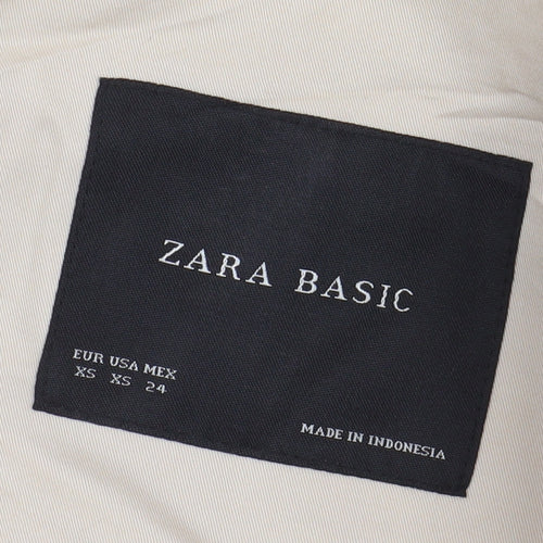 Zara Basic Women's Beige Trench Coat Size 6