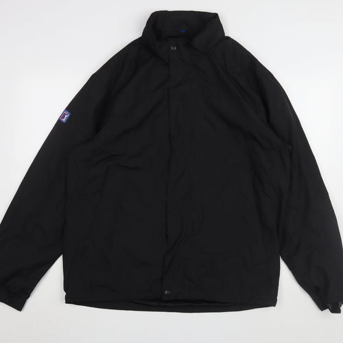 PGA Tour Men's Black Windbreaker Jacket L Sports