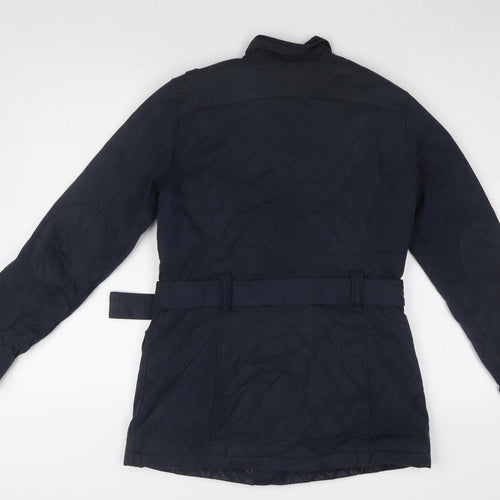 Crew Clothing Co. Women's Blue Quilted Jacket Size 10
