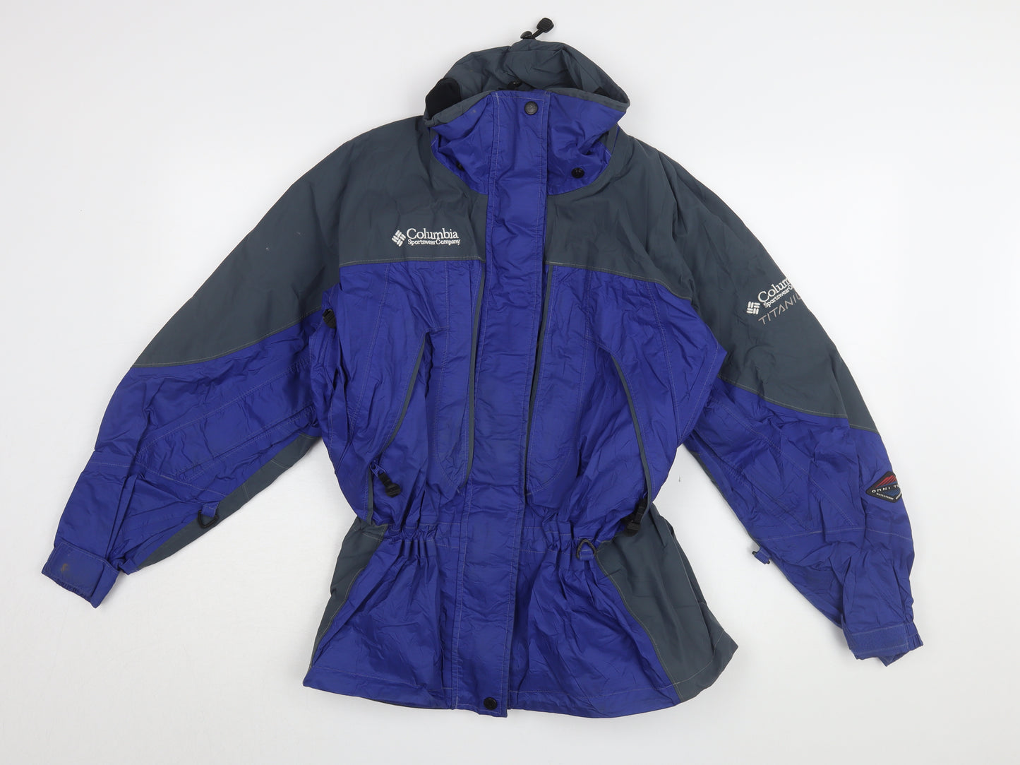 Columbia Men's Blue Parka Jacket - S Winter Hooded