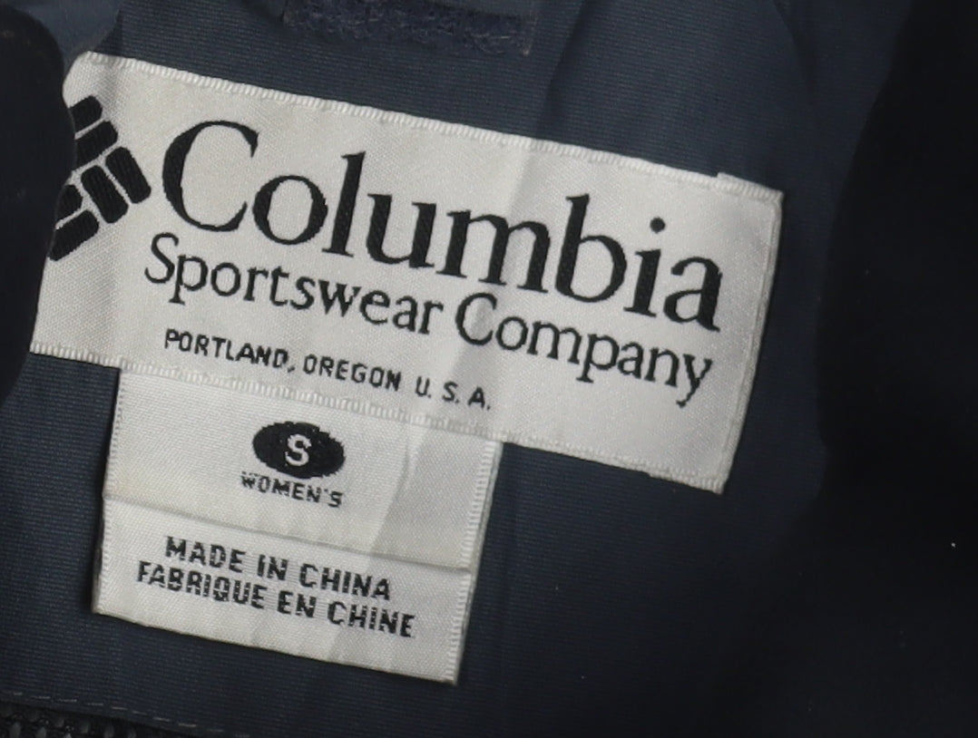 Columbia Men's Blue Parka Jacket - S Winter Hooded