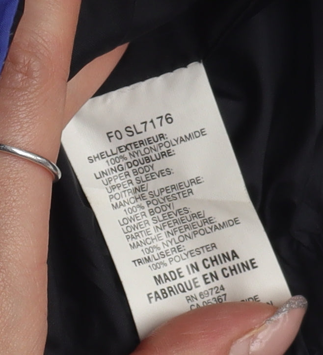 Columbia Men's Blue Parka Jacket - S Winter Hooded