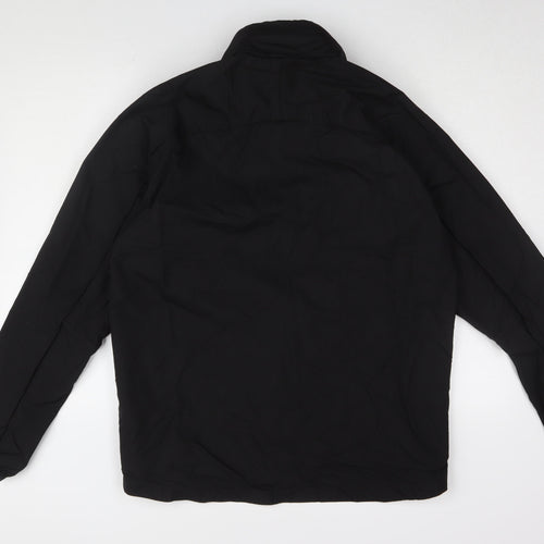 Puma Men's Black Waterproof Rain Coat Football Jacket