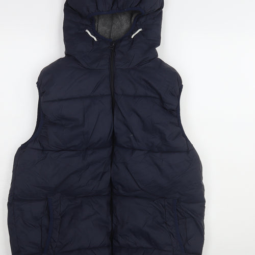 Next Boys Blue Puffer Jacket, 16 Years Hooded for Winter