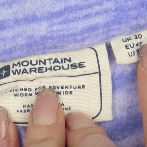 Mountain Warehouse Women's Purple Size 20 Pullover Sweatshirt