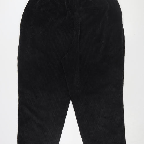 Next Women's Black Corduroy Joggers Size 18