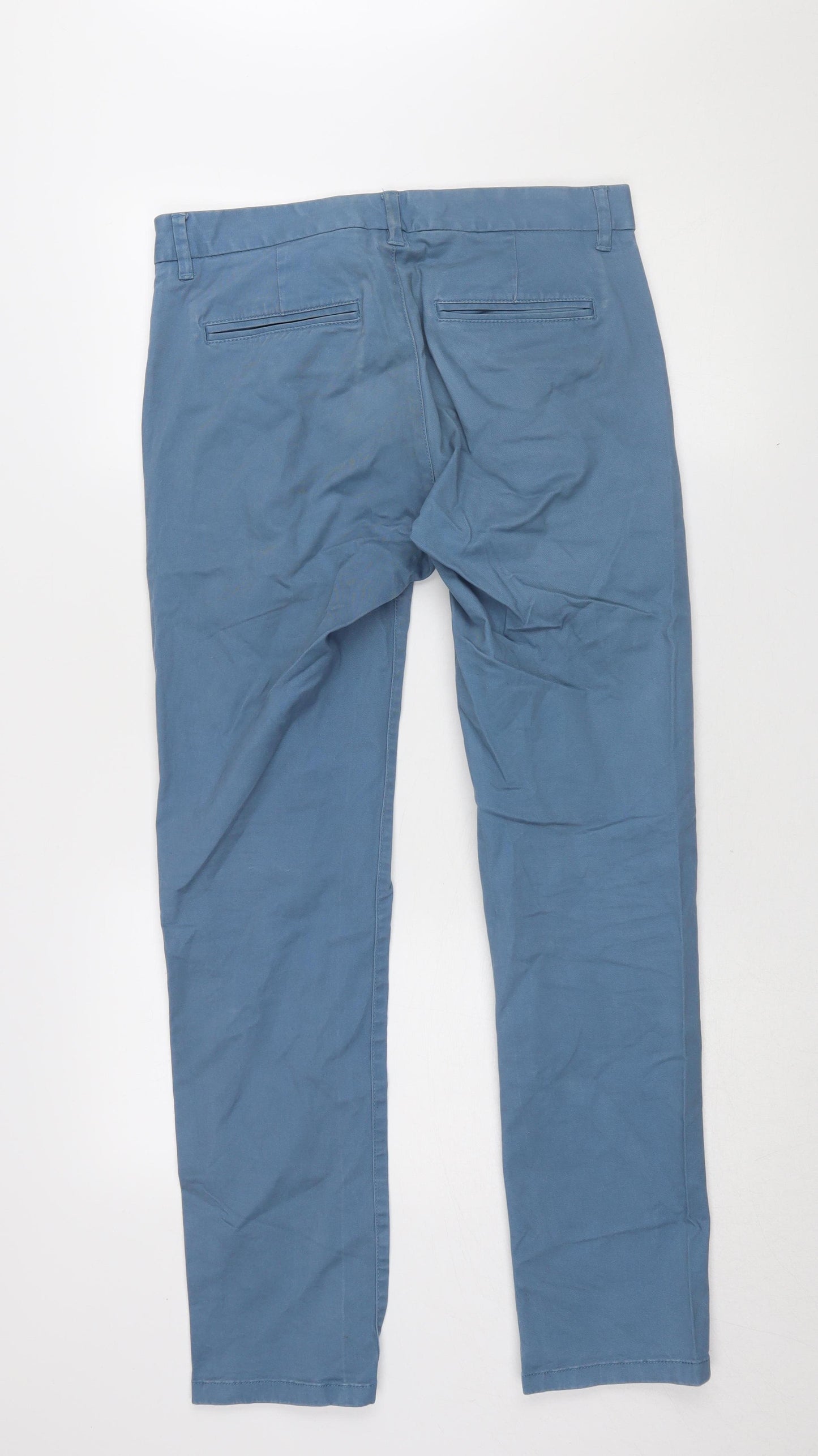 Next Men's Blue Chino Trousers Size 30