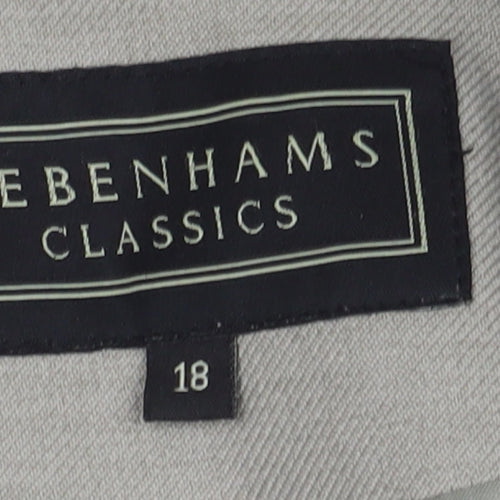 Debenhams Women's Grey Suit Jacket Size 18