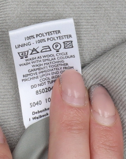 Debenhams Women's Grey Suit Jacket Size 18