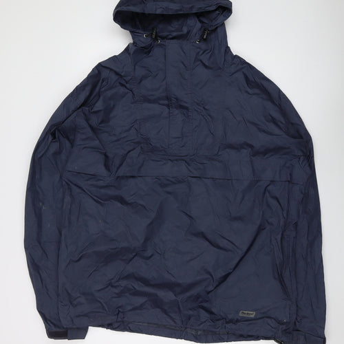 Peter Storm Men's Blue XL Waterproof Anorak Jacket