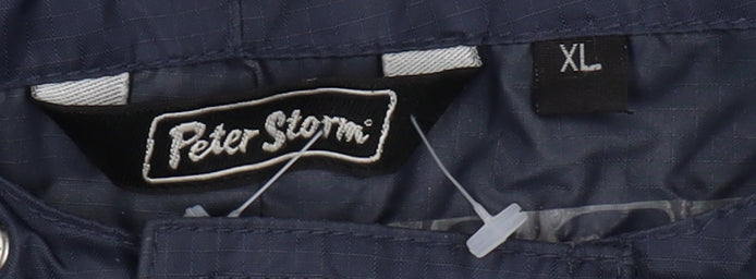 Peter Storm Men's Blue XL Waterproof Anorak Jacket