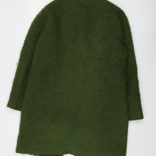 Hobbs Women's Green Wool Blend Coat Size 10
