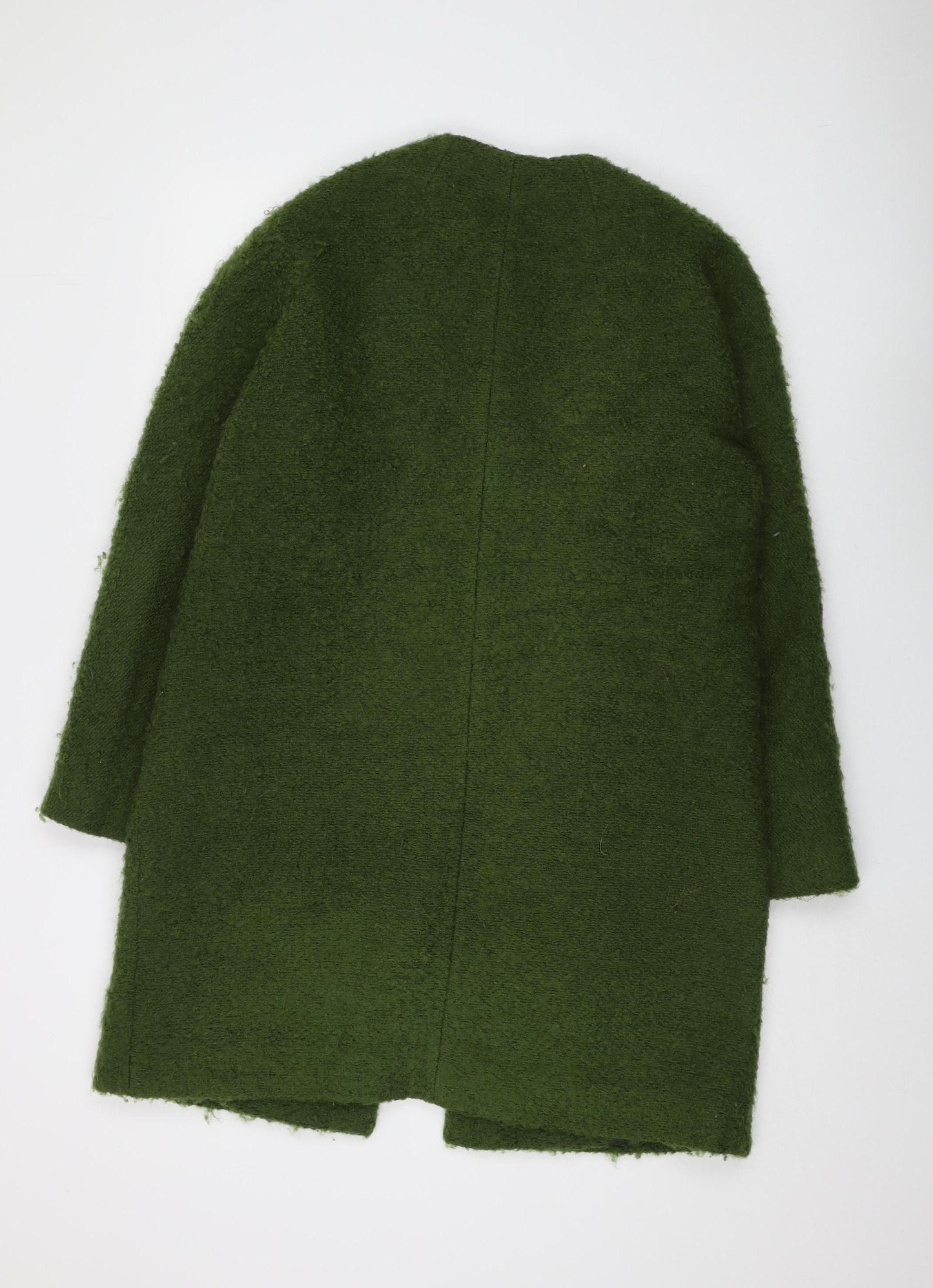Hobbs Women's Green Wool Blend Coat Size 10