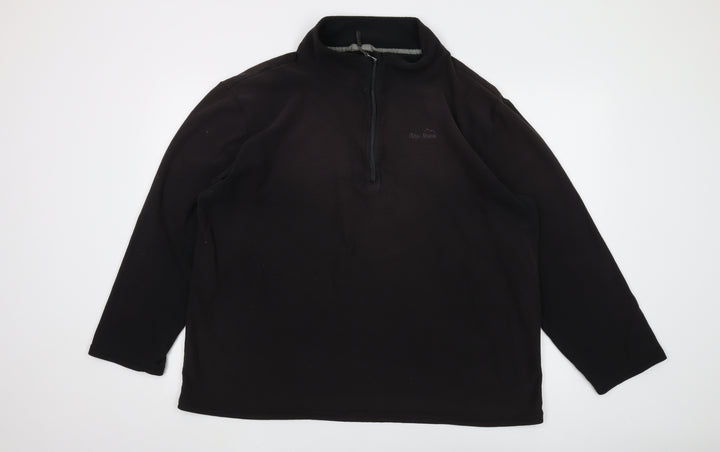 Peter Storm Men's Black XL Fleece Sweatshirt 1/2 Zip