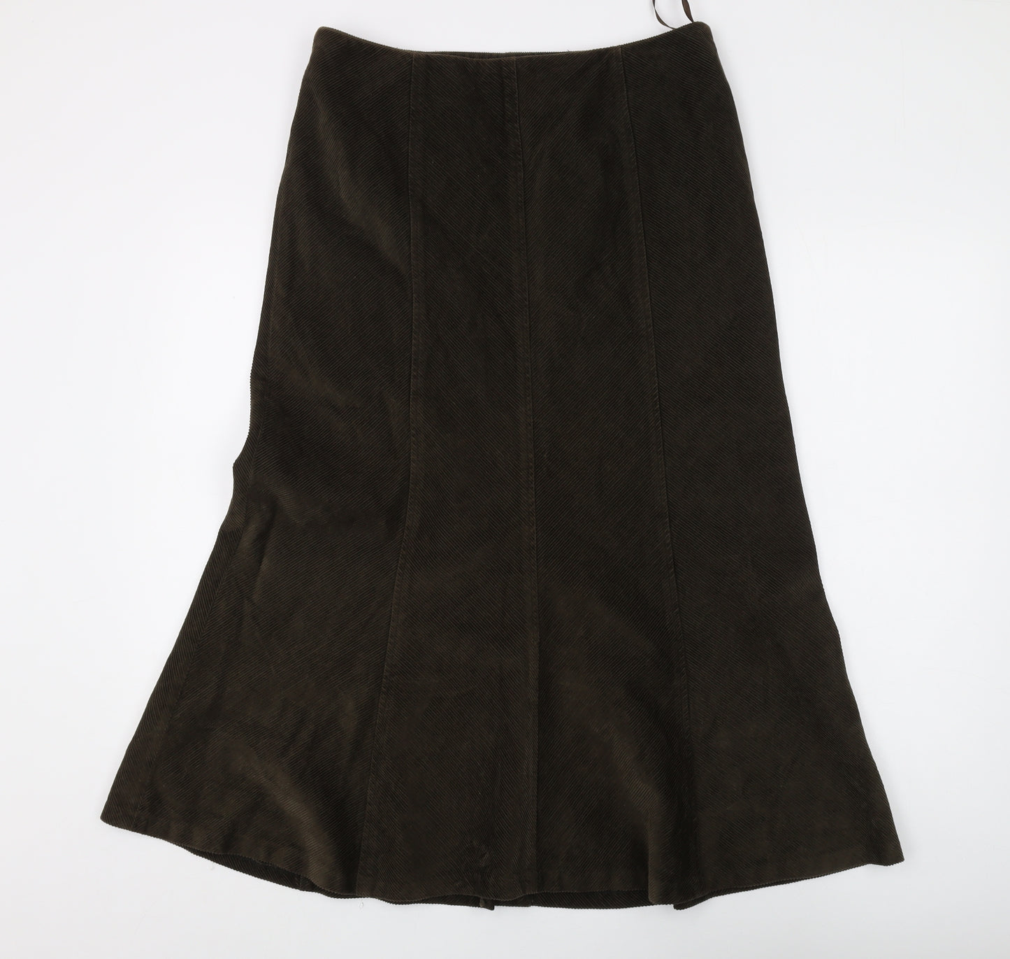 Marks and Spencer Women's Brown Flare Long Skirt