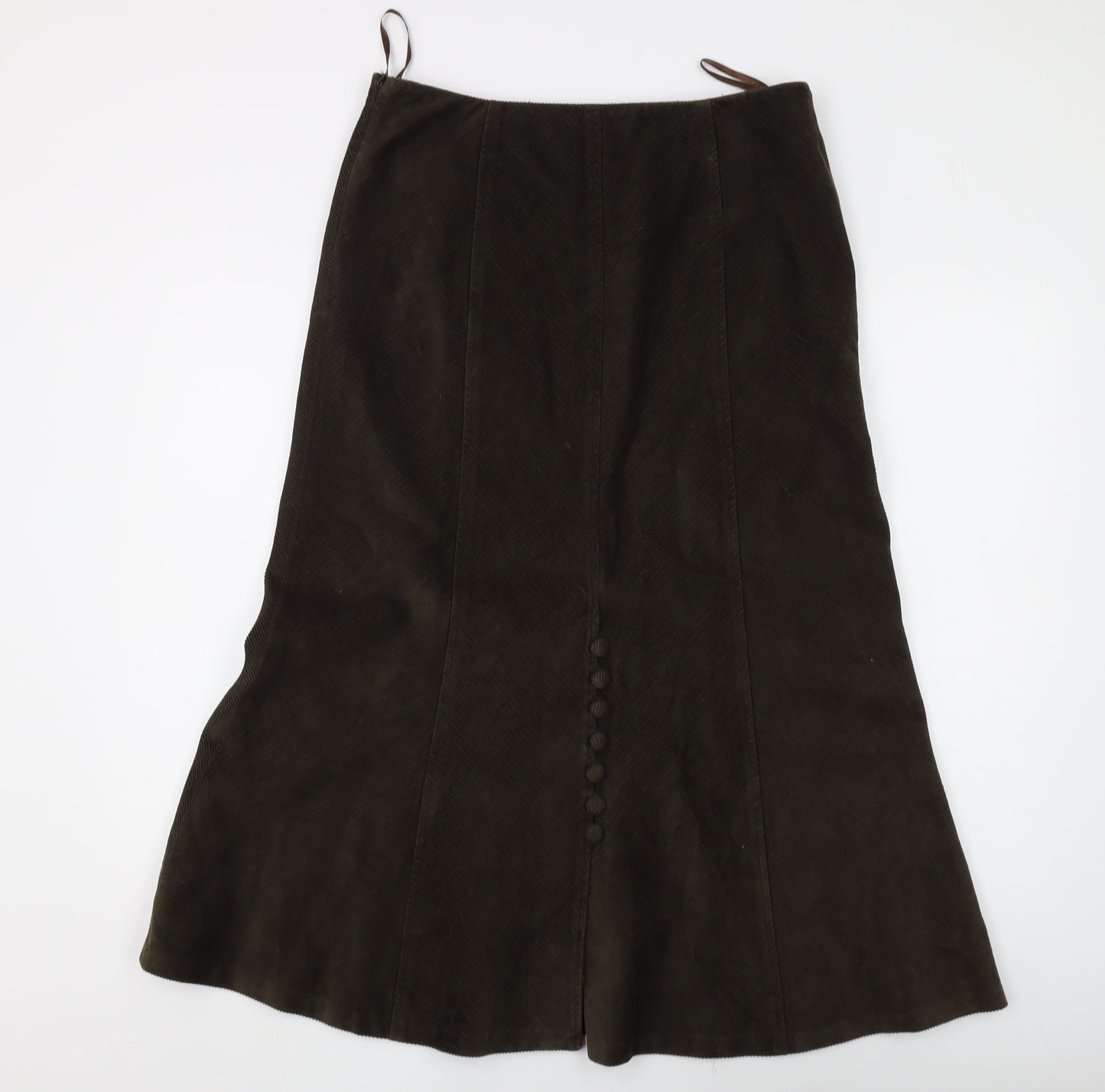 Marks and Spencer Women's Brown Flare Long Skirt