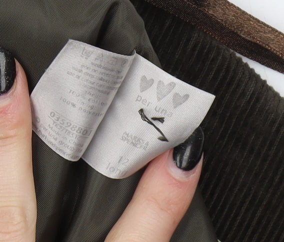 Marks and Spencer Women's Brown Flare Long Skirt