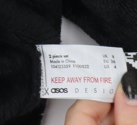 ASOS Women's Black Pullover Sweatshirt Size 8