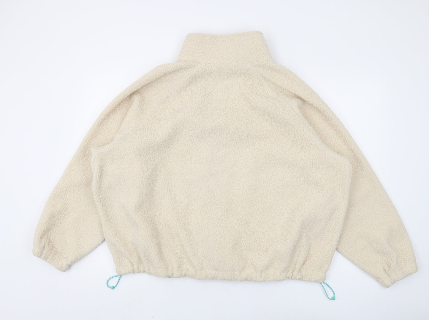 Marks and Spencer Women's Beige Fleece Jacket Size 18