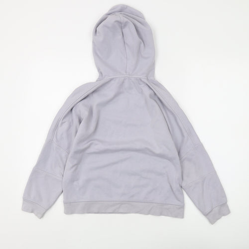 Zara Boys Grey Pullover Hoodie, Size 9 Years, Graphic Print
