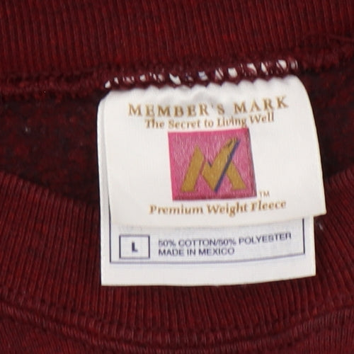 Member's Mark Men's Brown L Pullover Sweatshirt