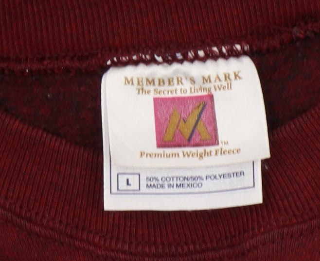 Member's Mark Men's Brown L Pullover Sweatshirt