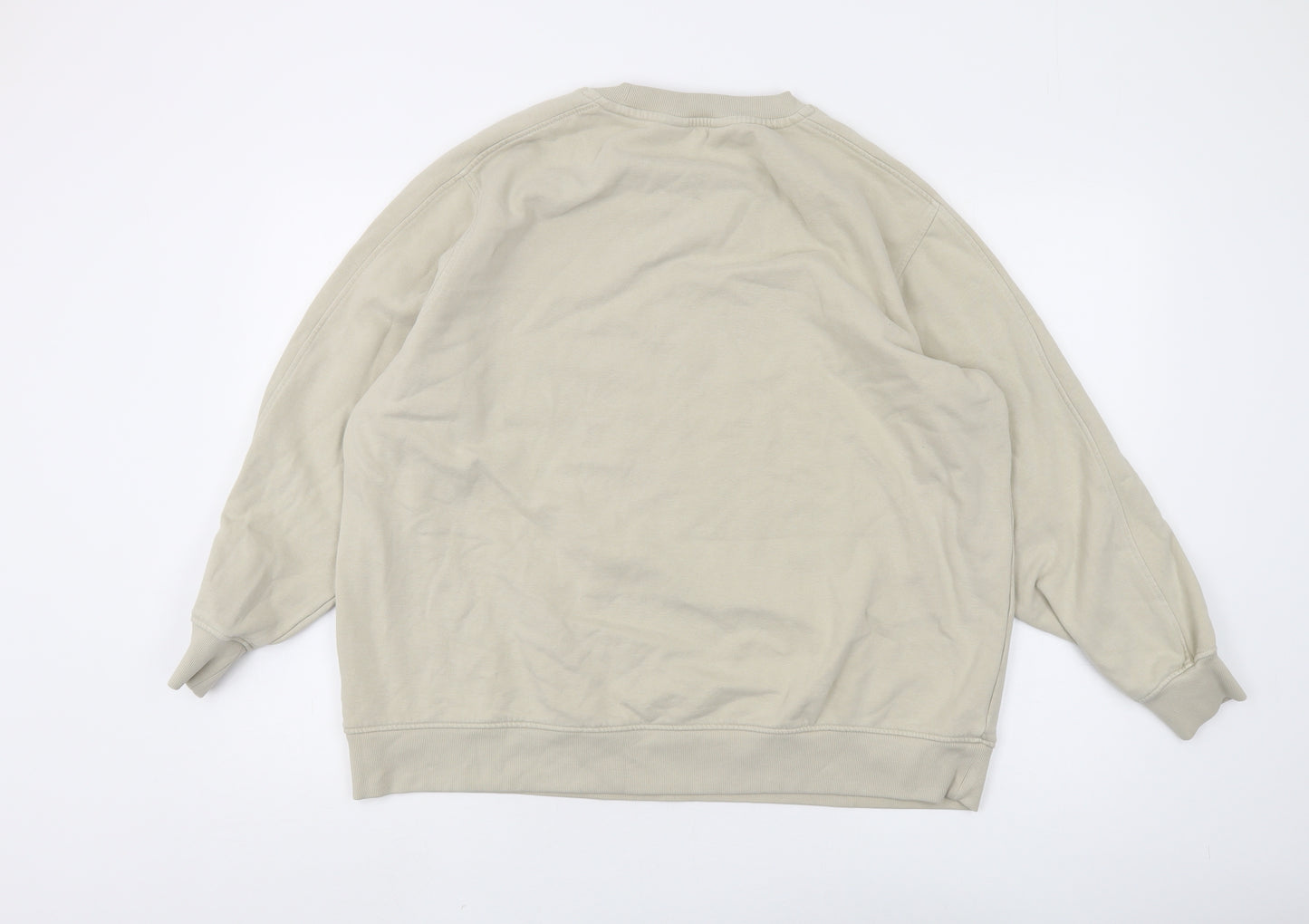 Marks and Spencer Beige Men's Sweatshirt, Size L