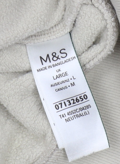 Marks and Spencer Beige Men's Sweatshirt, Size L