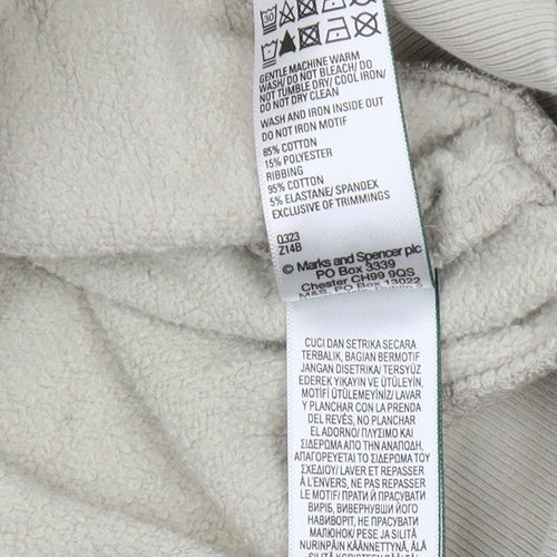 Marks and Spencer Beige Men's Sweatshirt, Size L