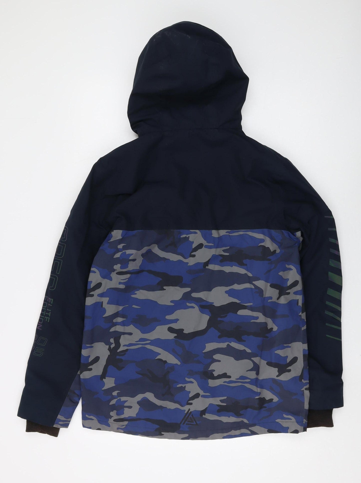 Next Boys Blue Camouflage Puffer Jacket 14 Years